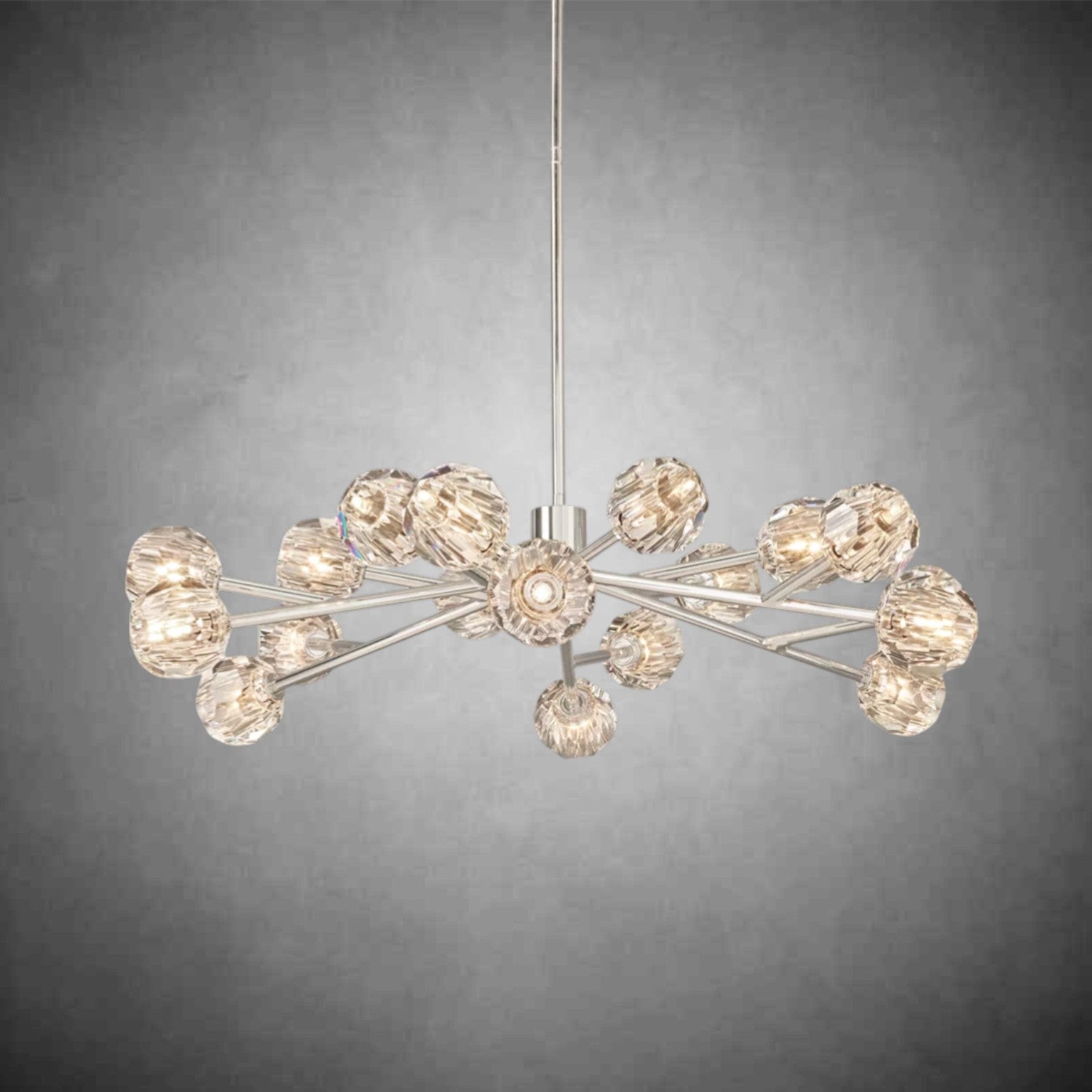 Boulo De Cristal Glass Round Chandelier