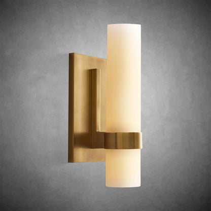 Ravel Milk Glass Sconce