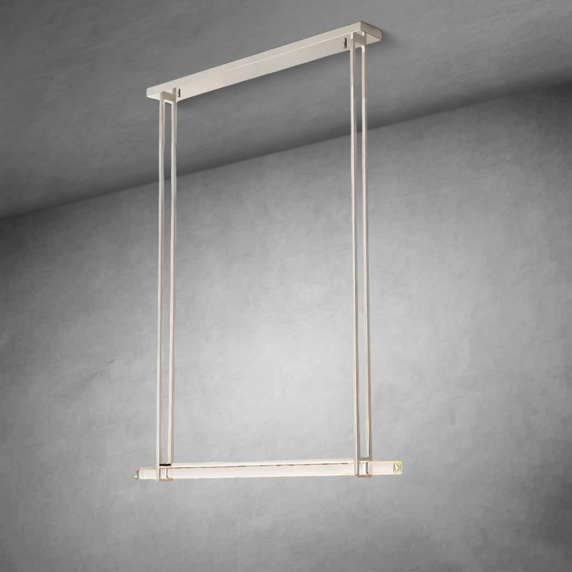 Audubom Crystal Single Bar Linear Chandelier