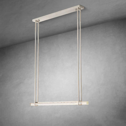 Audubom Crystal Single Bar Linear Chandelier