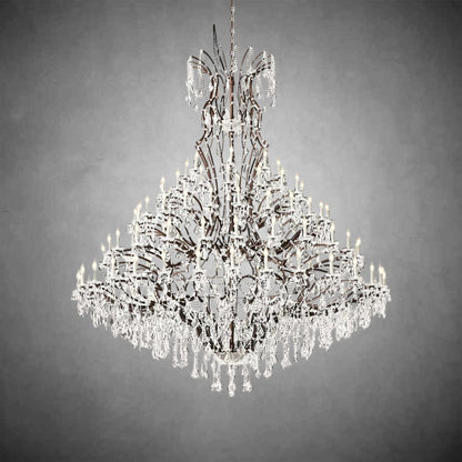 Evan Crystal Round Chandelier