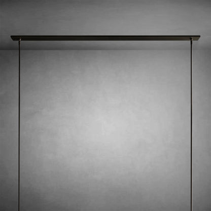 Ravel Linear Milk Glass Chandelier