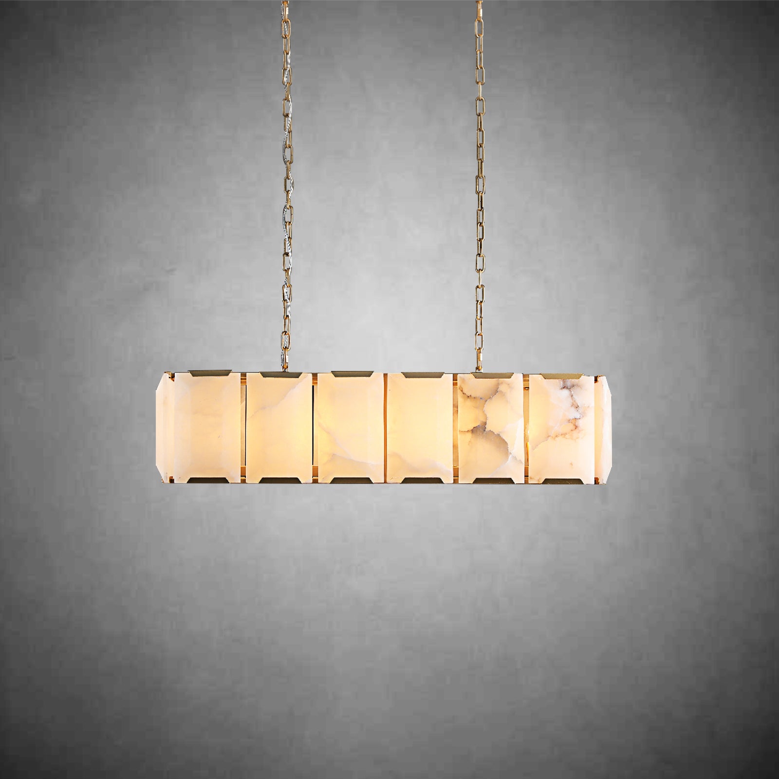 Harley Calcite Rectangular Chandelier