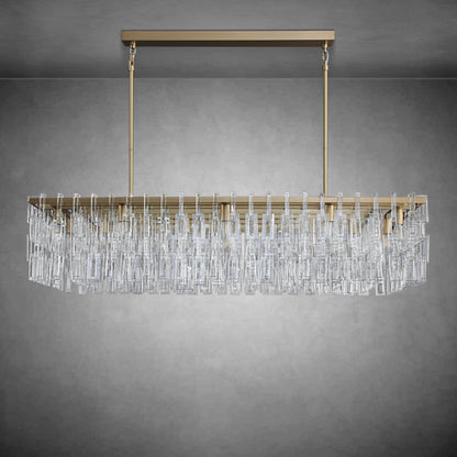 Seraphina  Tiered Rectangular Chandelier