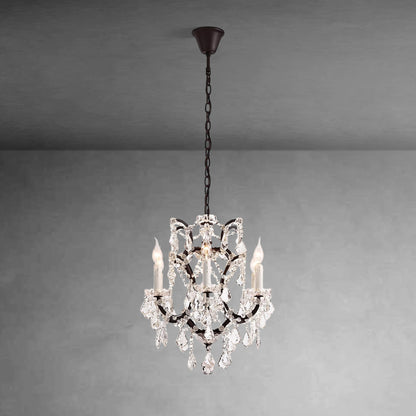 Evan Crystal Round Chandelier