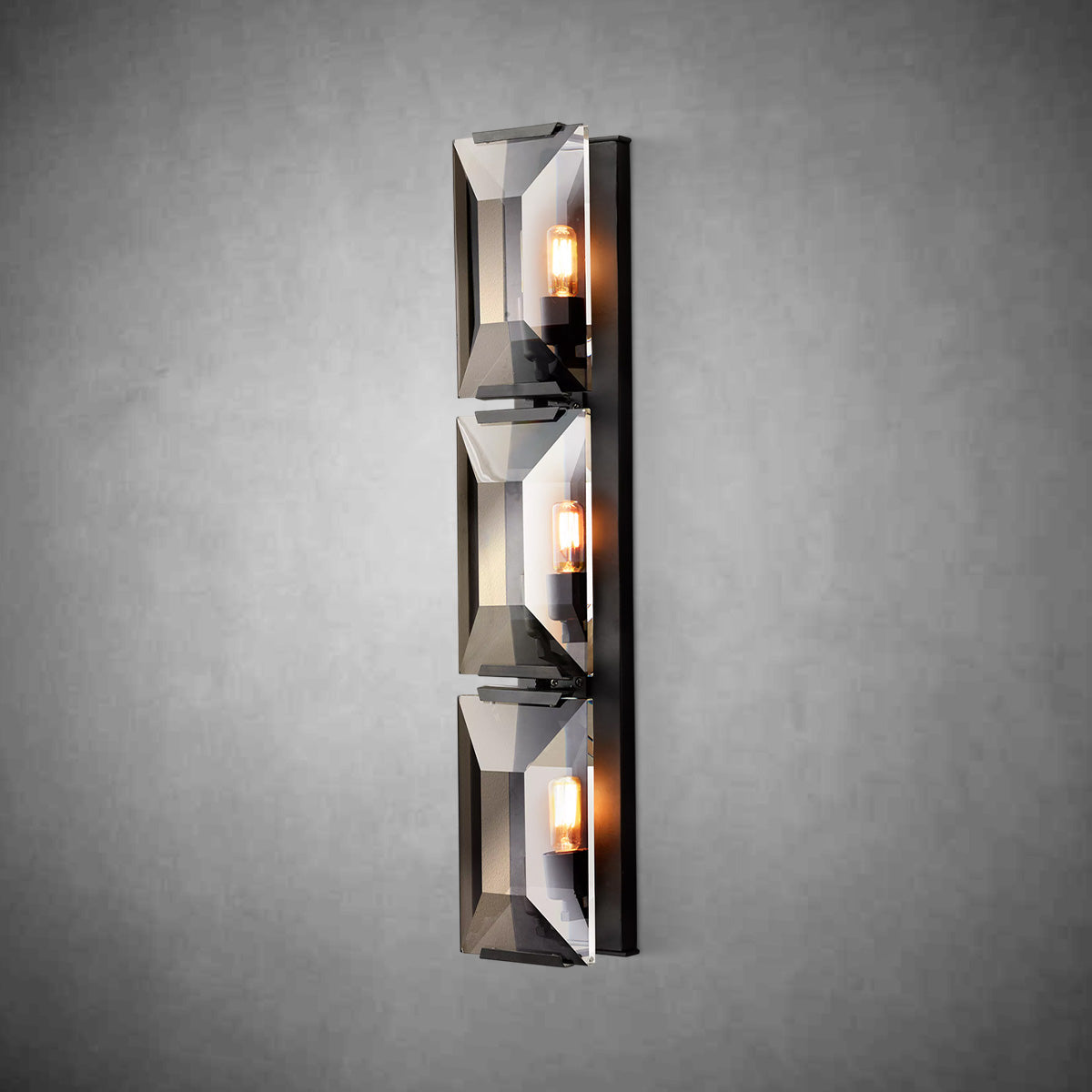 Harley Crystal Triple Sconce
