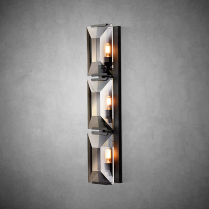 Harley Crystal Triple Sconce