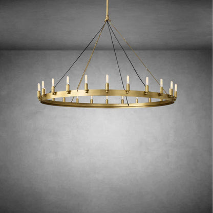 Dania Vintage Filament Round Chandelier