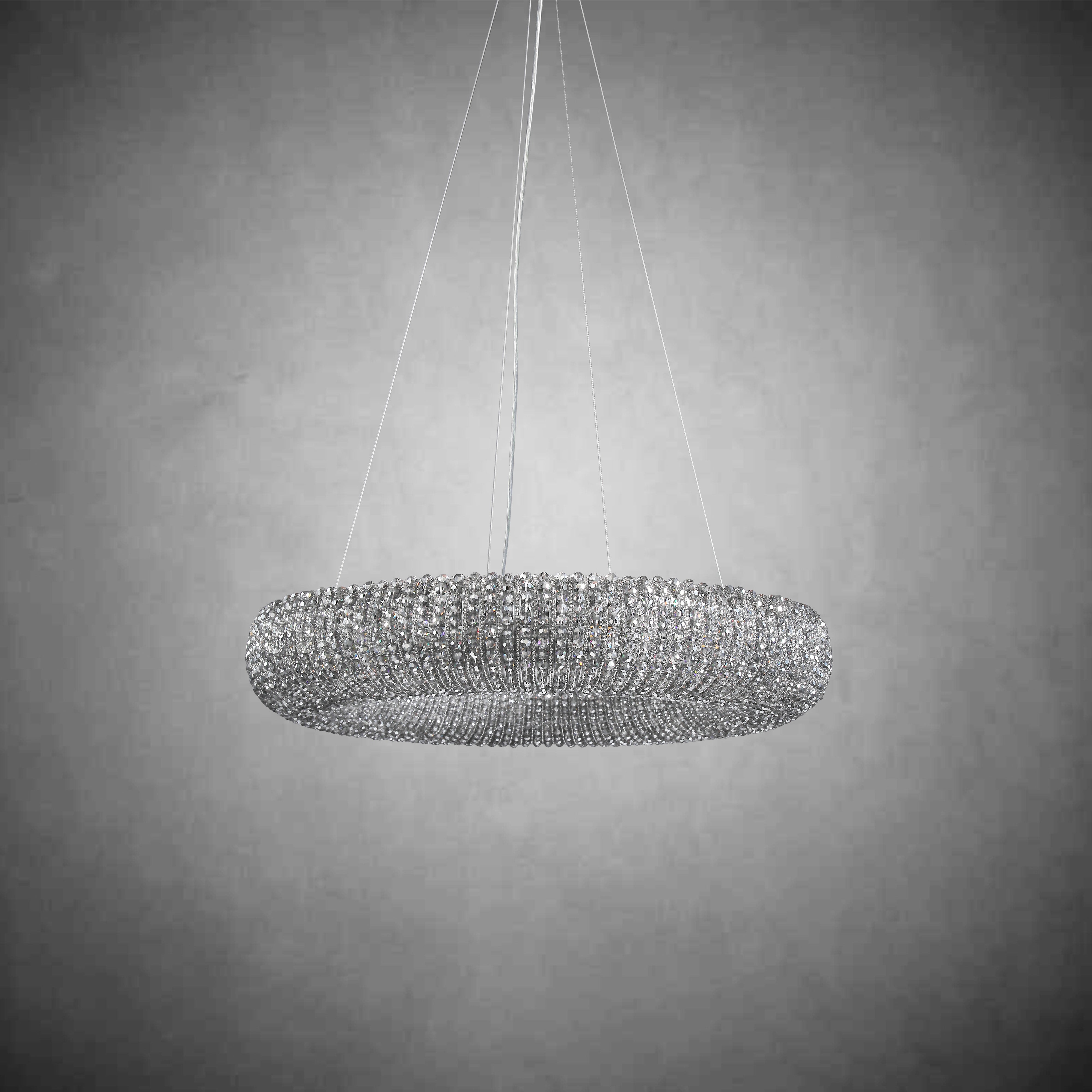 Patrick Clear Round Chandelier