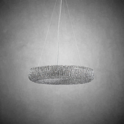 Patrick Clear Round Chandelier