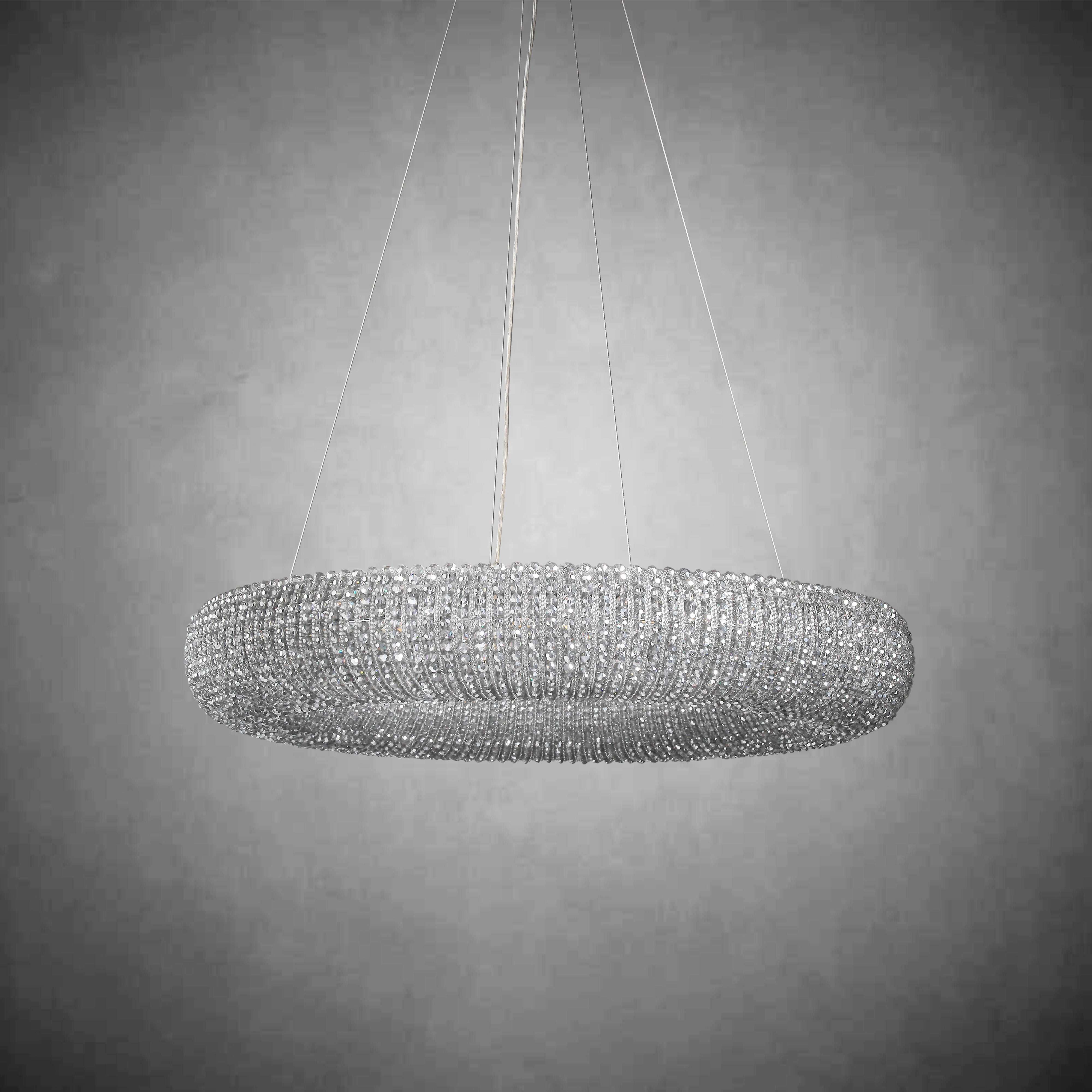 Patrick Clear Round Chandelier