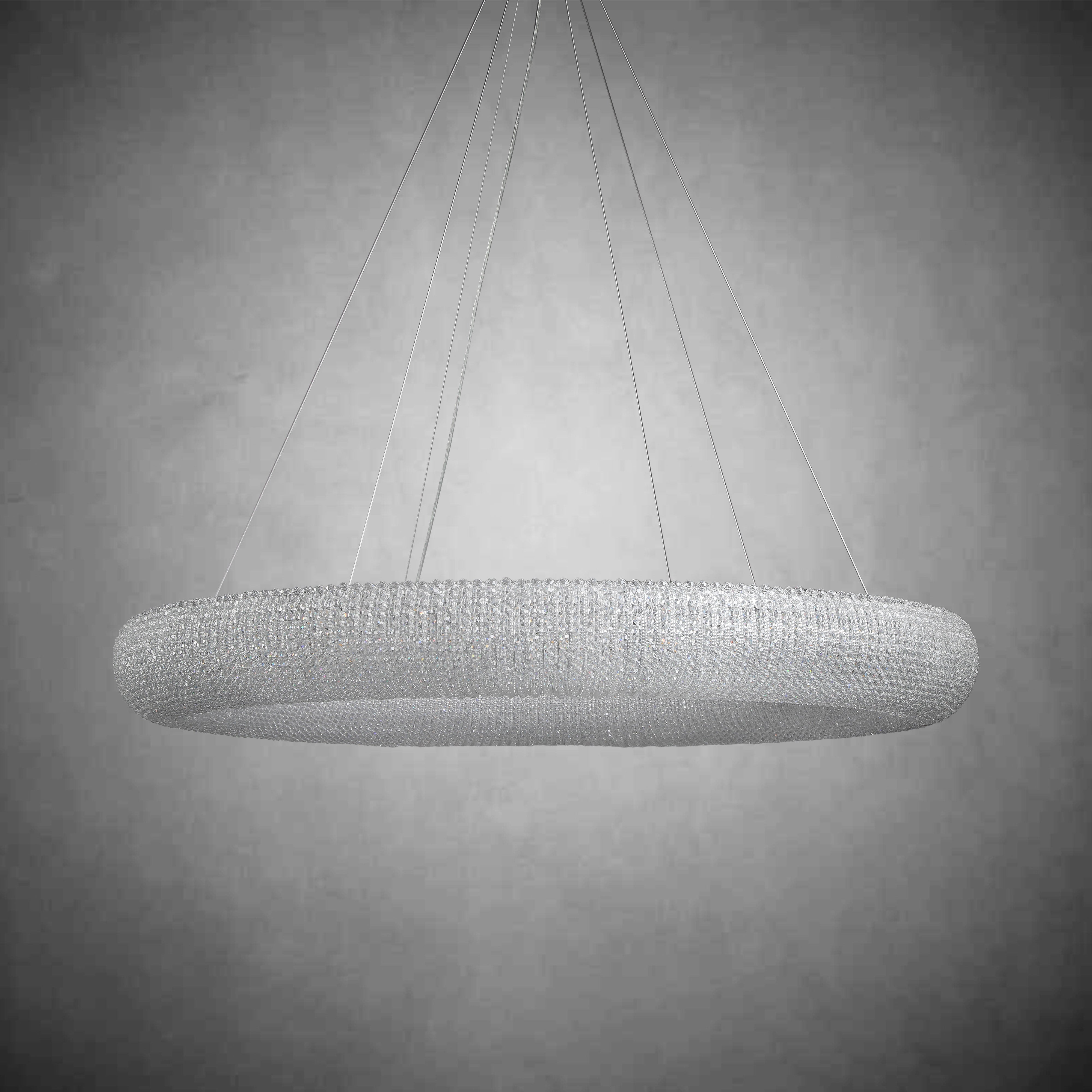 Patrick Clear Round Chandelier