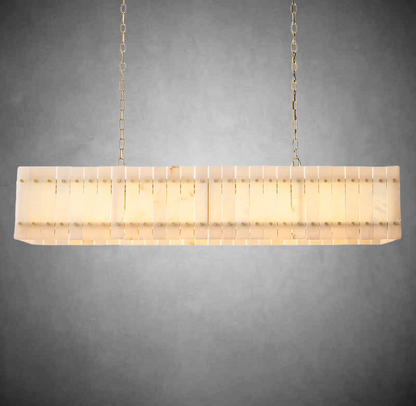Marino Alabaster Linear Chandelier