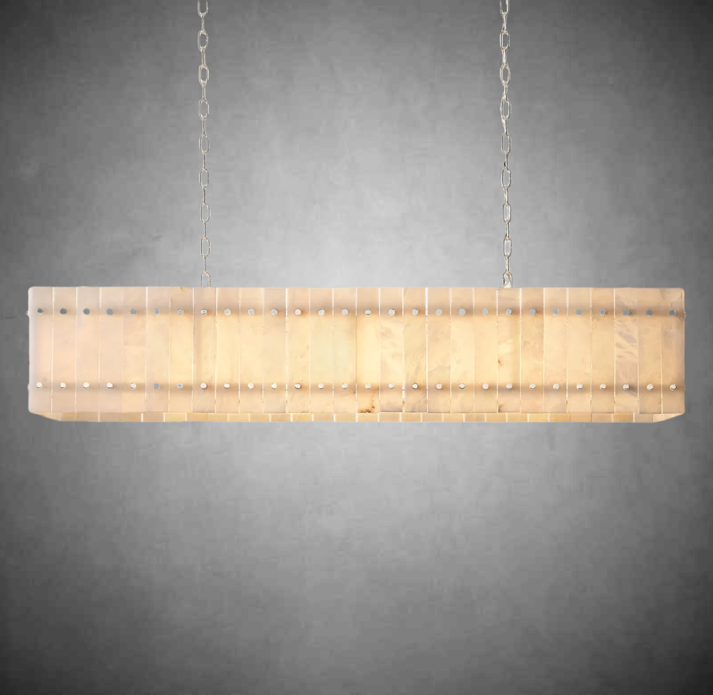 Marino Alabaster Linear Chandelier