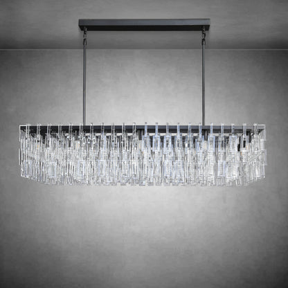 Seraphina  Tiered Rectangular Chandelier