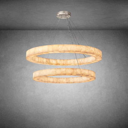 Gabriel Lueur Two-Tier Round Chandelier
