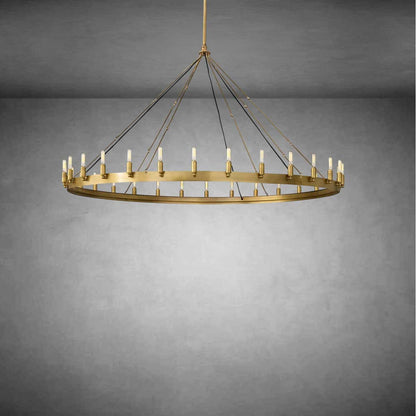 Dania Vintage Filament Round Chandelier
