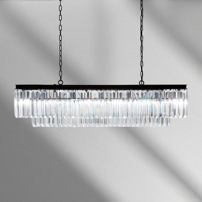 Leyland Tiered Rectangular Chandelier