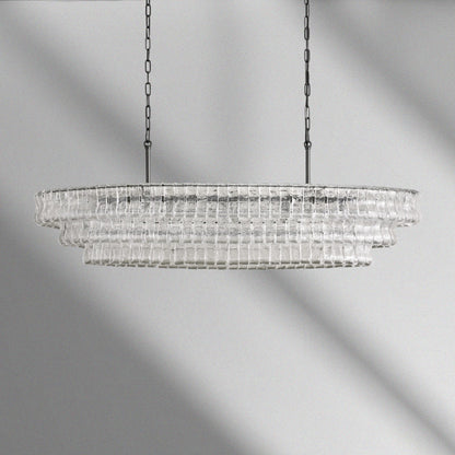 Ghiaccio Oval Chandelier