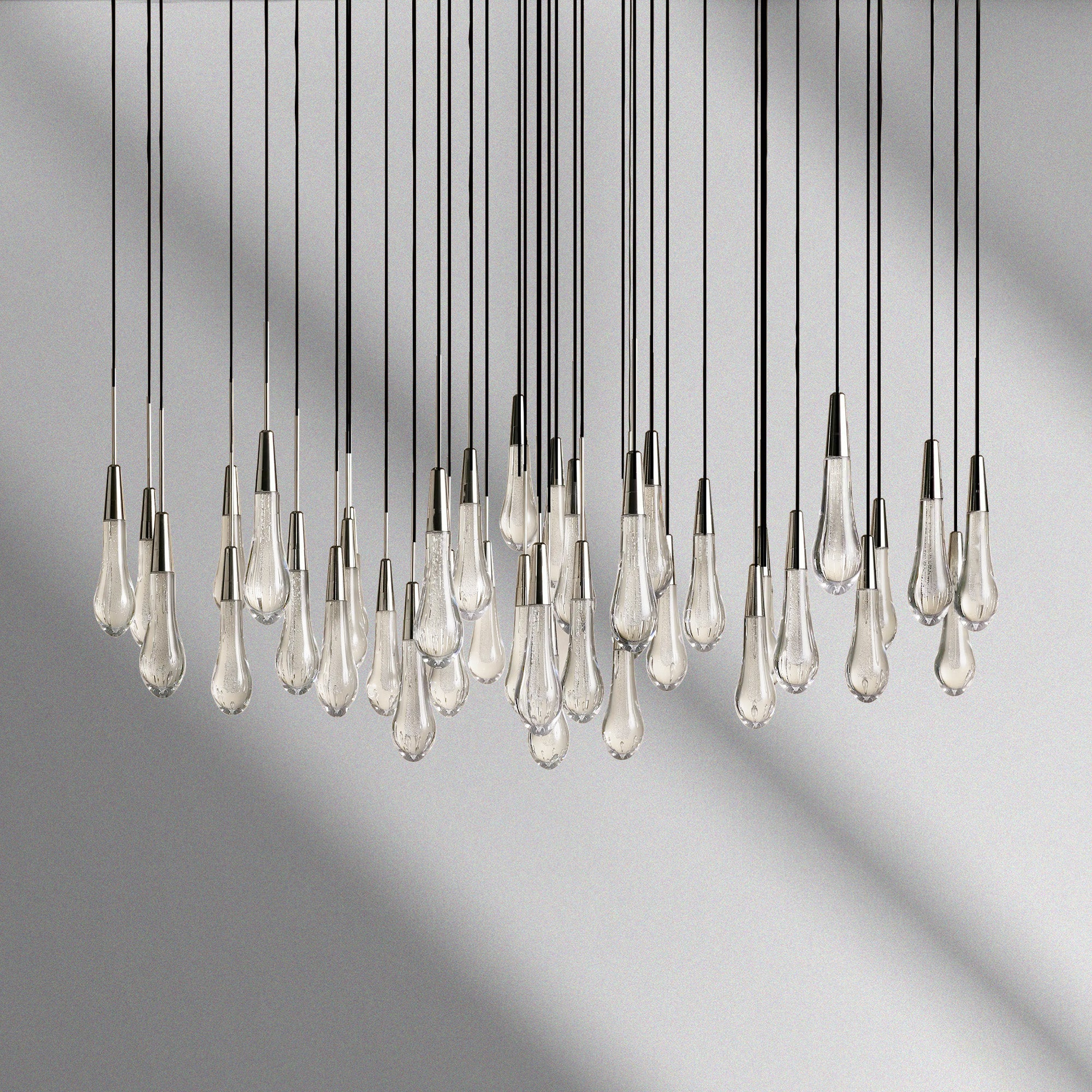 Soltaire Round Chandelier 17“ 24" 36“ 48“ 58“
