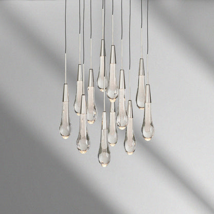 Soltaire Round Chandelier 17“ 24" 36“ 48“ 58“