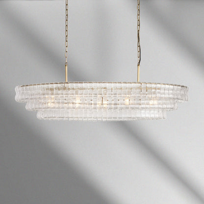 Ghiaccio Oval Chandelier