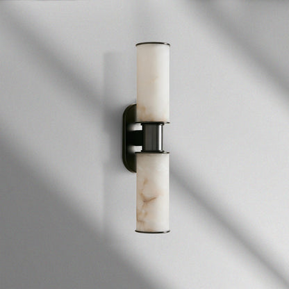 Harlin Alabaster 2-Light Wall Sconce