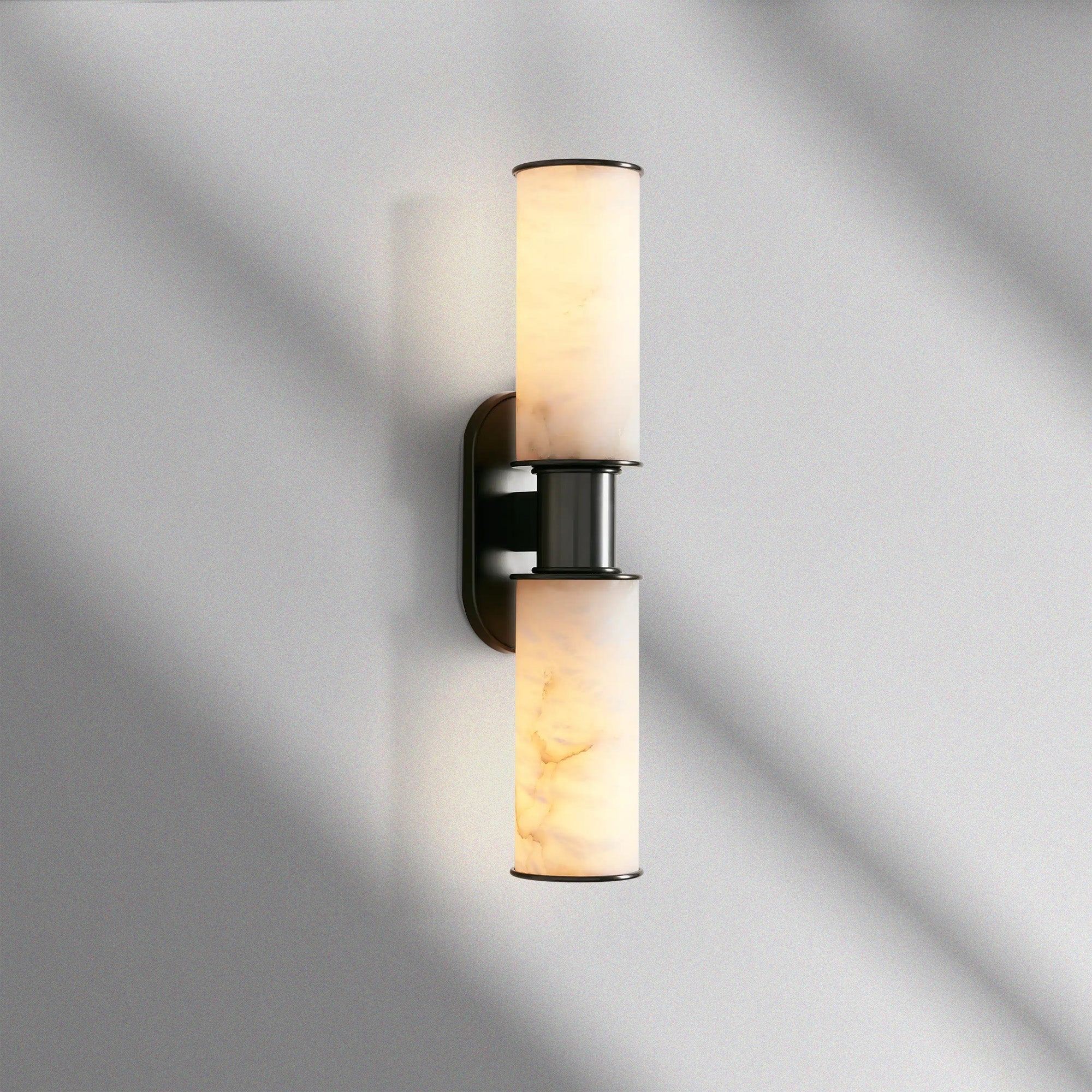 Harlin Alabaster 2-Light Wall Sconce