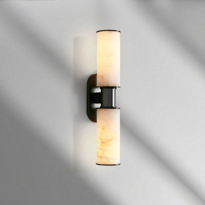 Harlin Alabaster 2-Light Wall Sconce