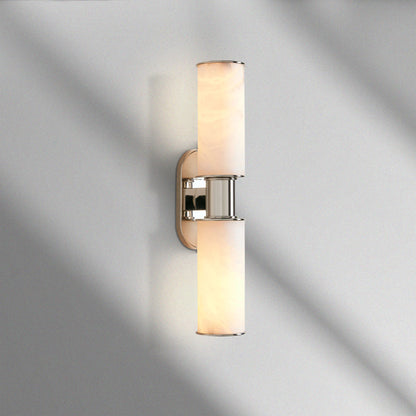 Harlin Alabaster 2-Light Wall Sconce