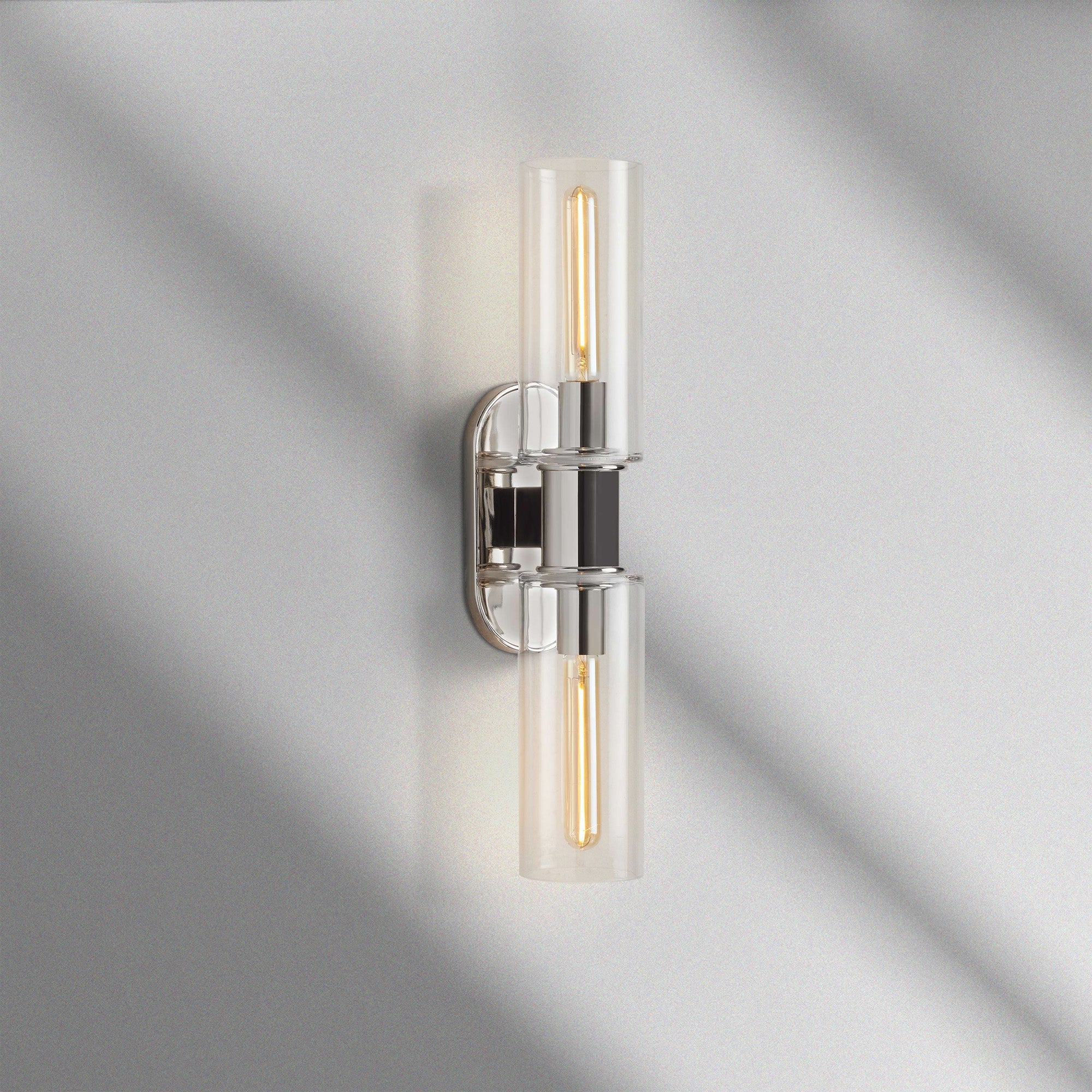 Harlin Double Sconce in Clear