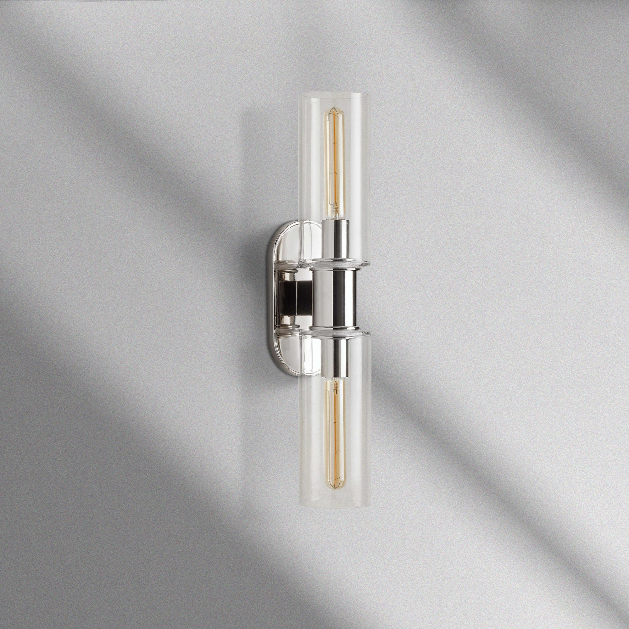 Harlin Double Sconce in Clear