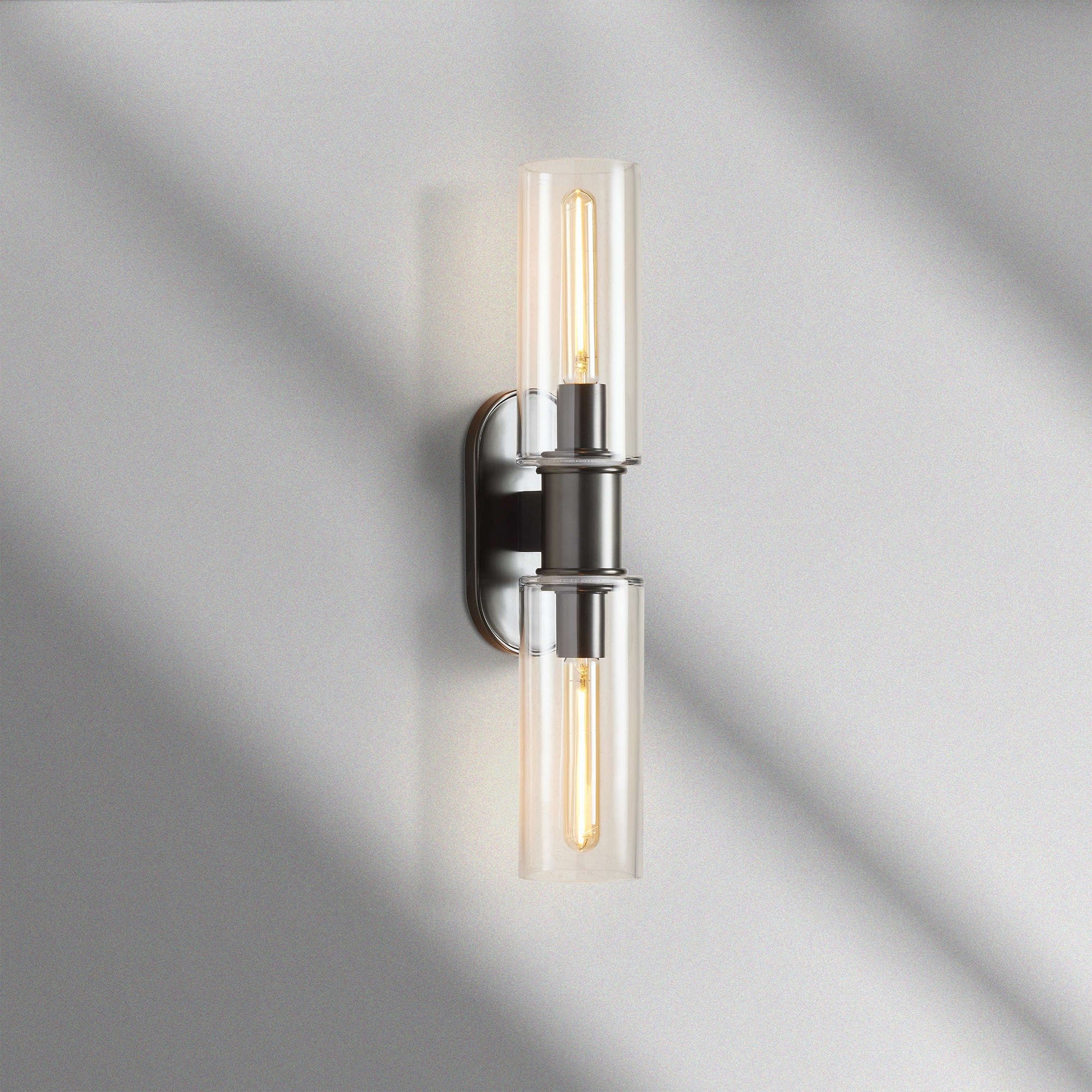 Harlin Double Sconce in Clear