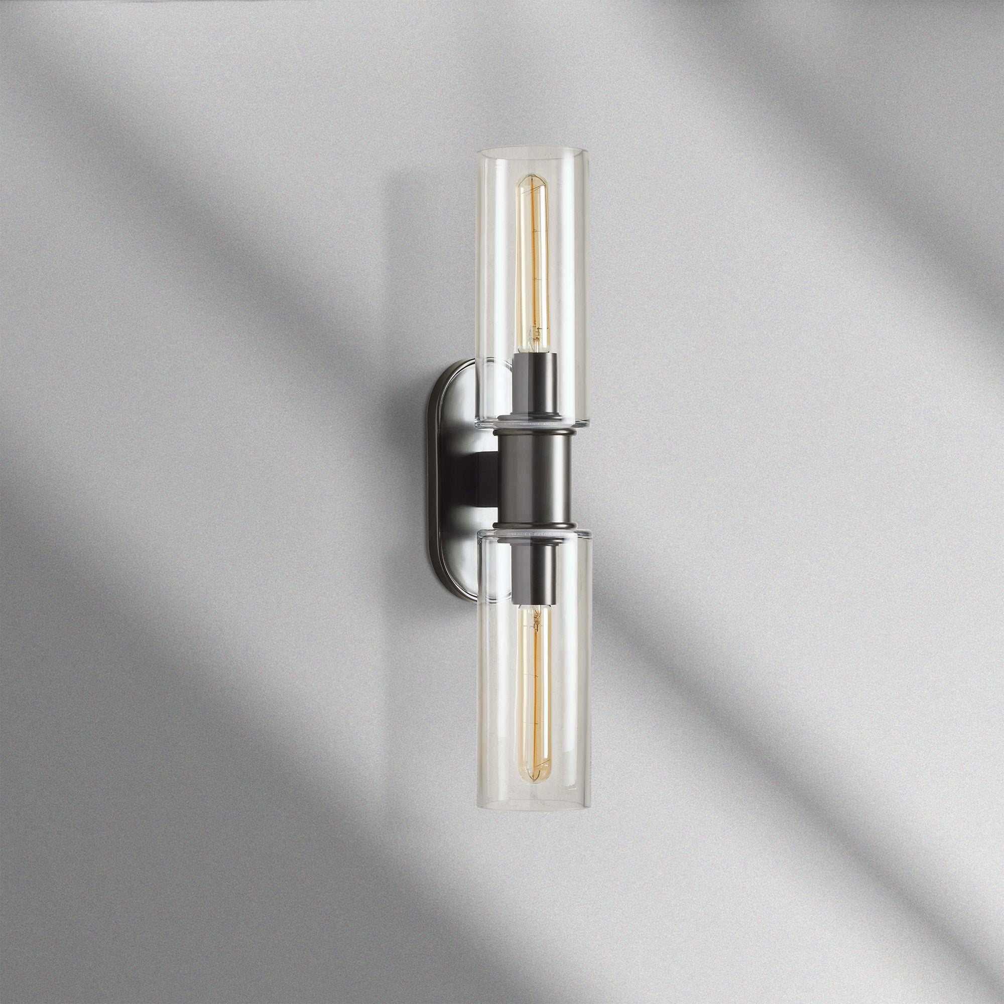 Harlin Double Sconce in Clear
