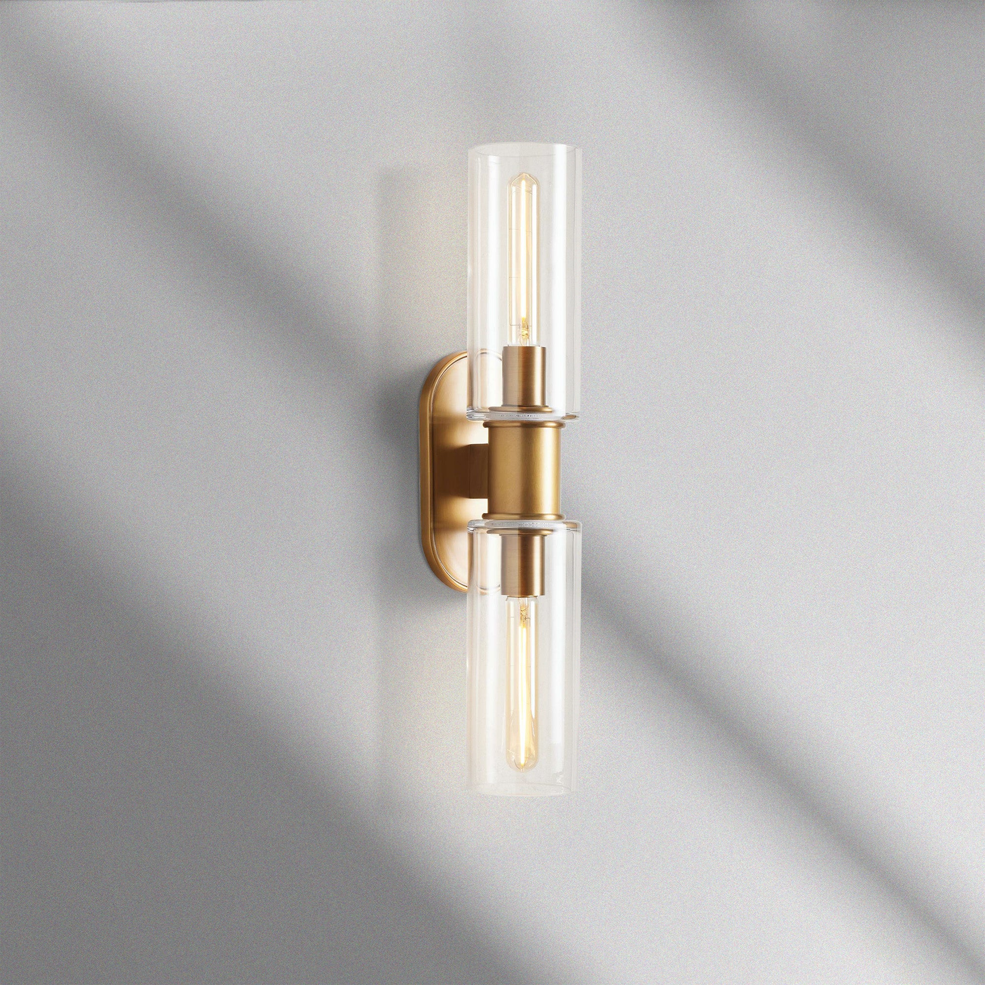 Harlin Double Sconce in Clear