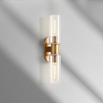 Harlin Double Sconce in Clear