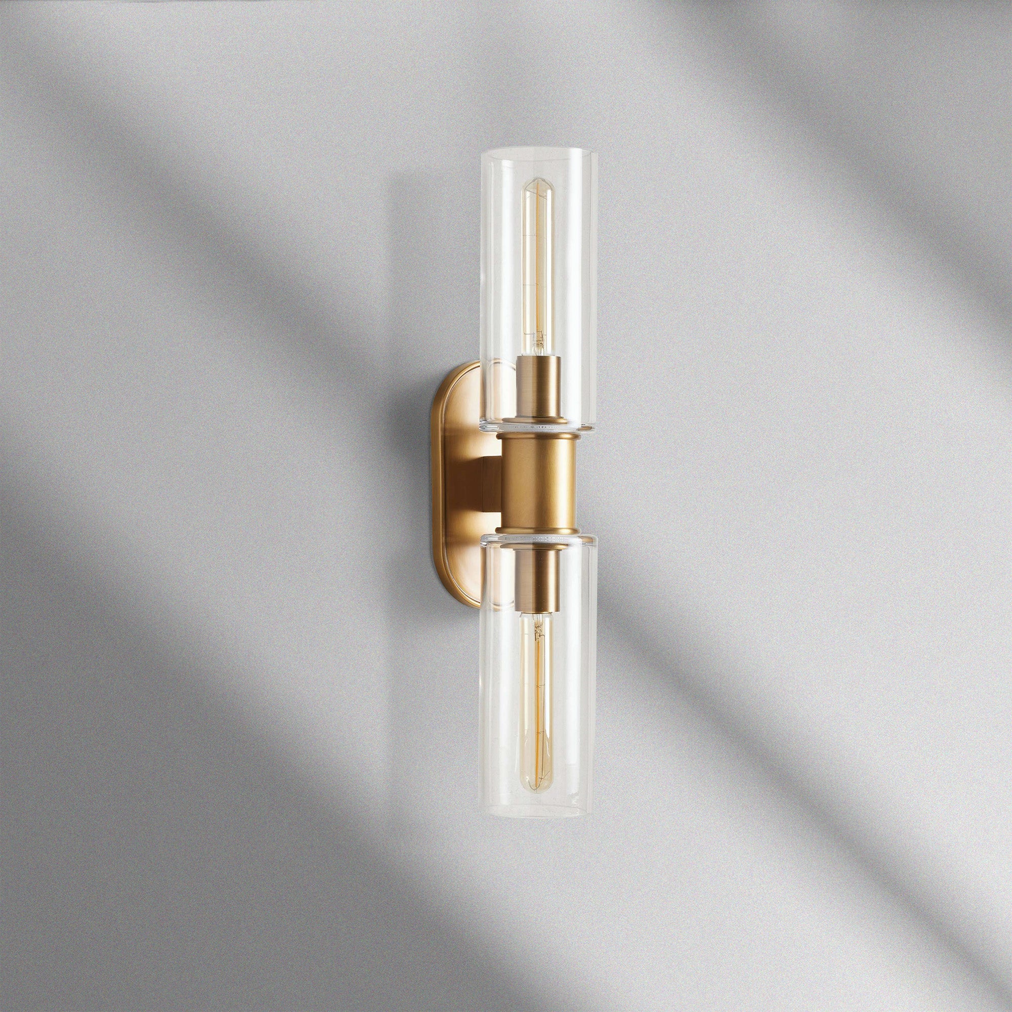 Harlin Double Sconce in Clear
