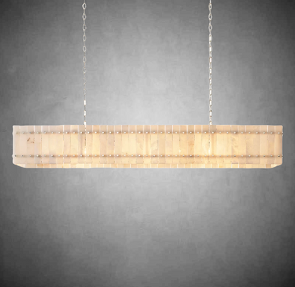 Marino Alabaster Linear Chandelier