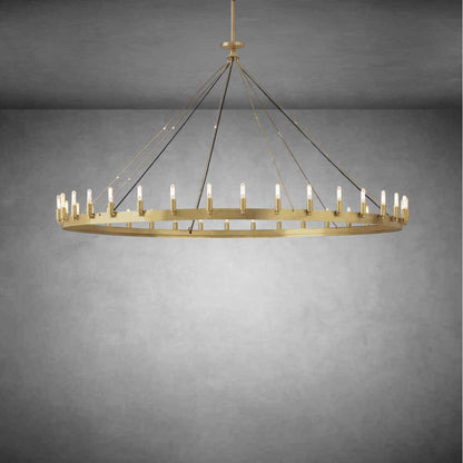 Dania Vintage Filament Round Chandelier