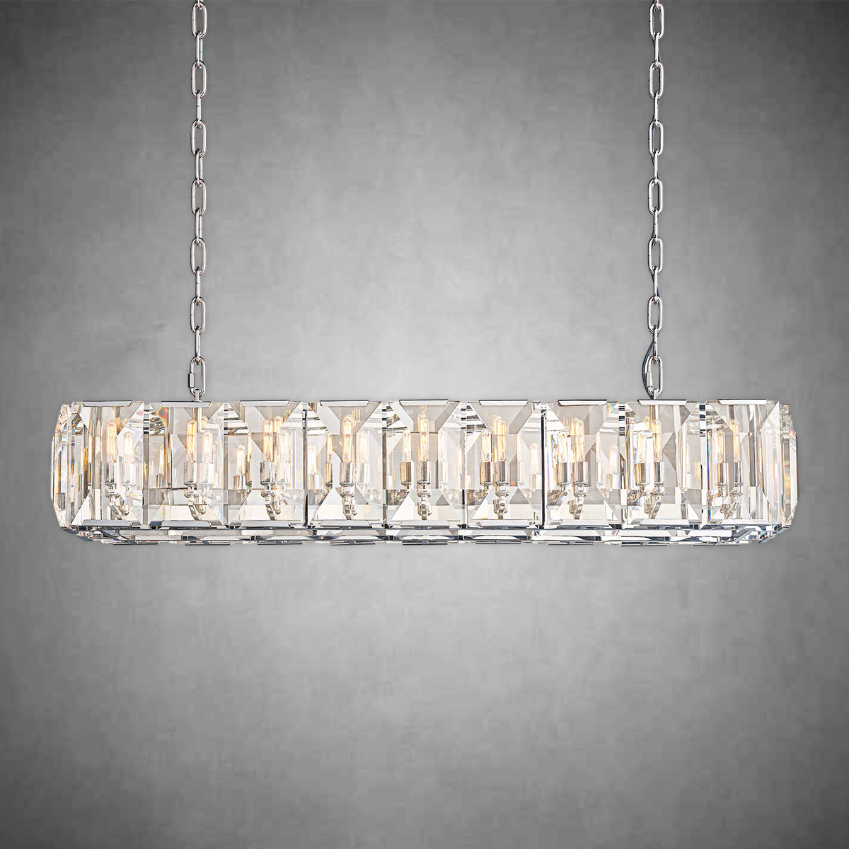 Harley Crystal Rectangular Chandelier