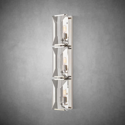 Harley Crystal Triple Sconce