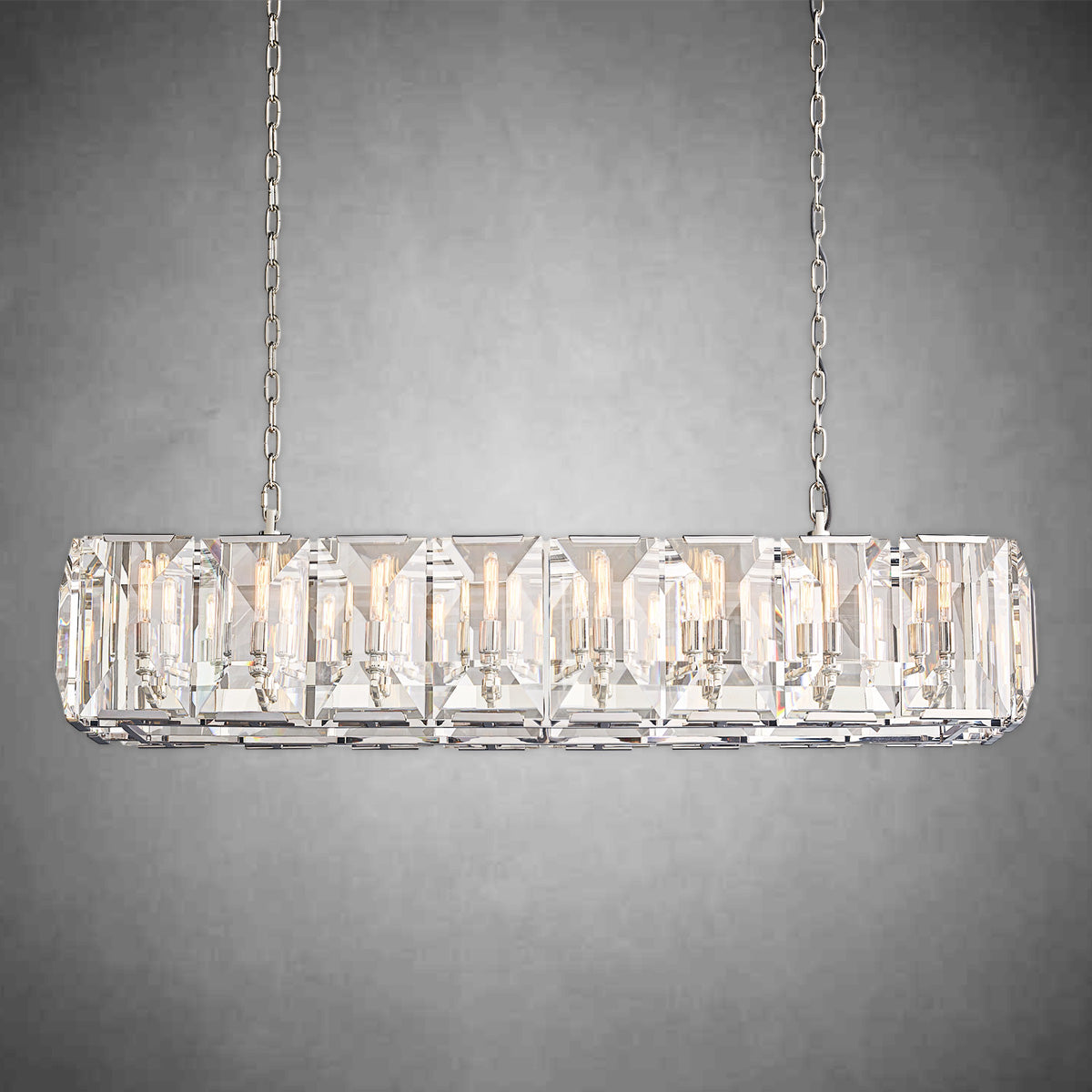 Harley Crystal Rectangular Chandelier