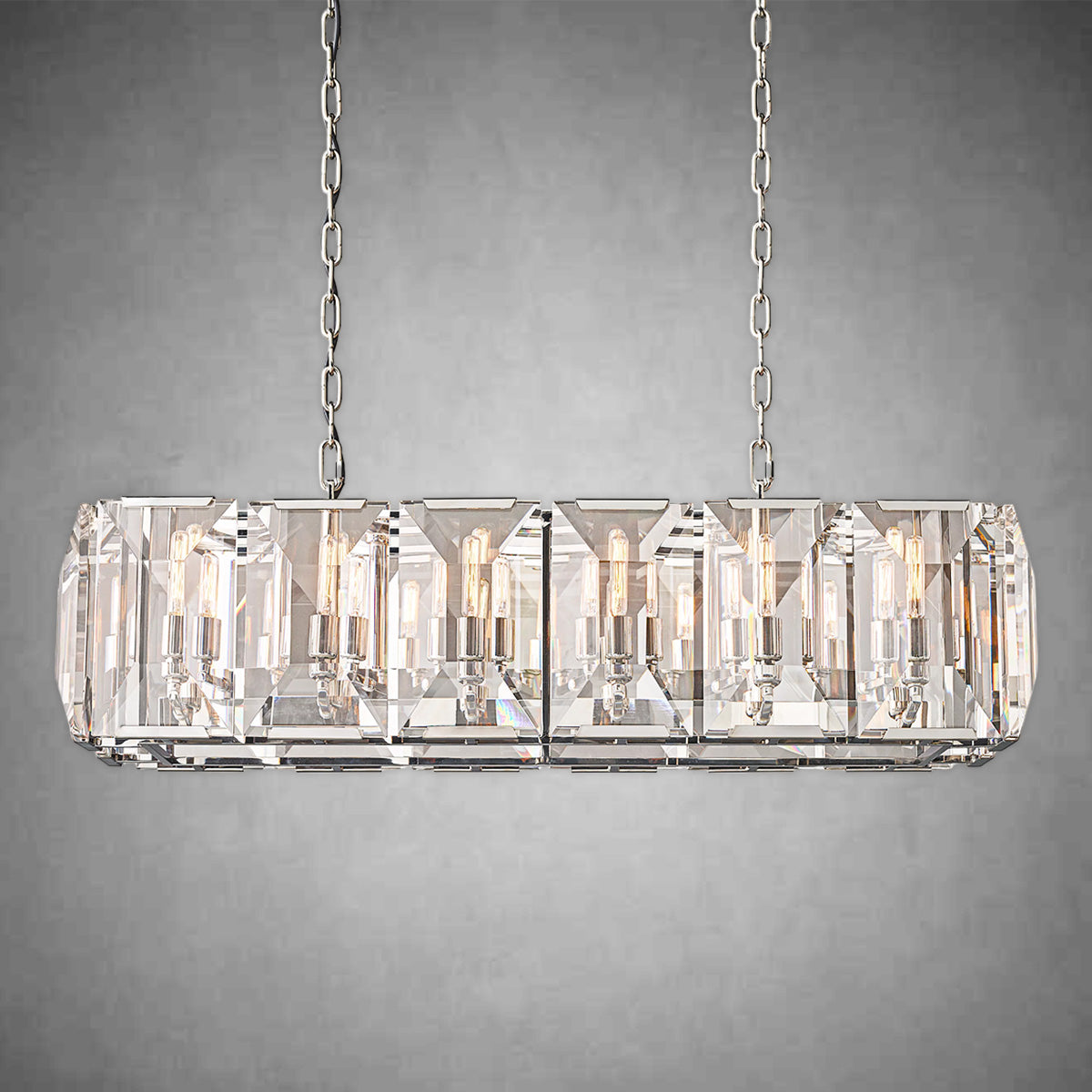 Harley Crystal Rectangular Chandelier