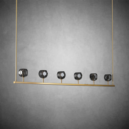 Boulo De Glass Linear Chandelier