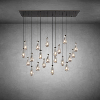 Raindrop Rectangular Chandelier