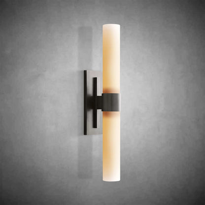 Ravel Milk Glass Sconce