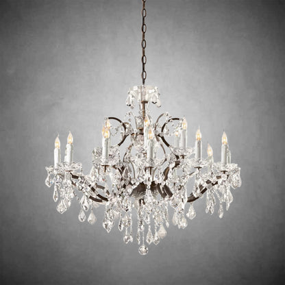 Evan Crystal Round Chandelier