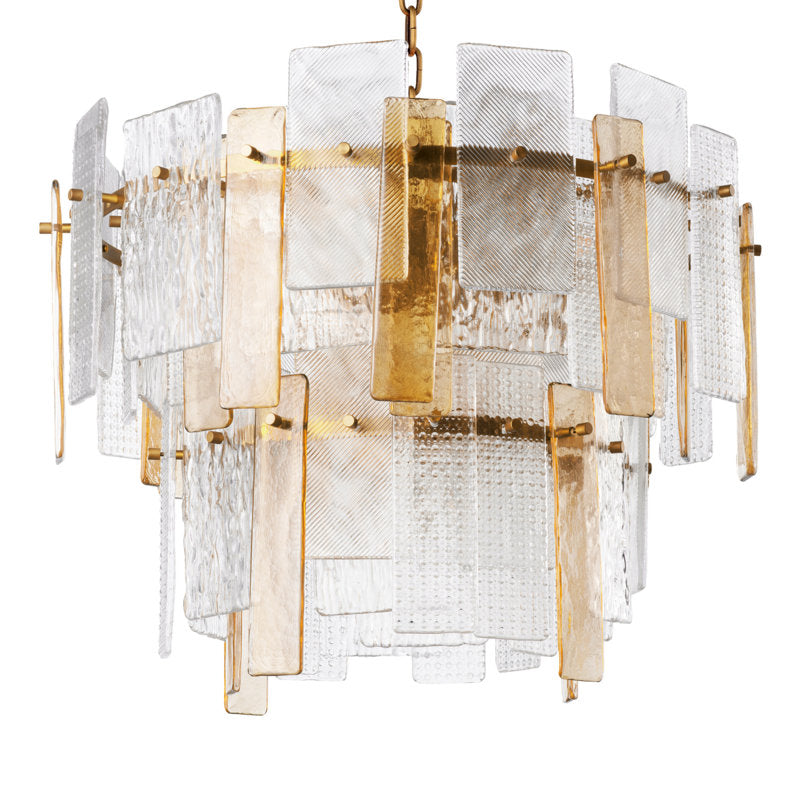 Eichholtz USA Chandelier Cassiano Structure Glass