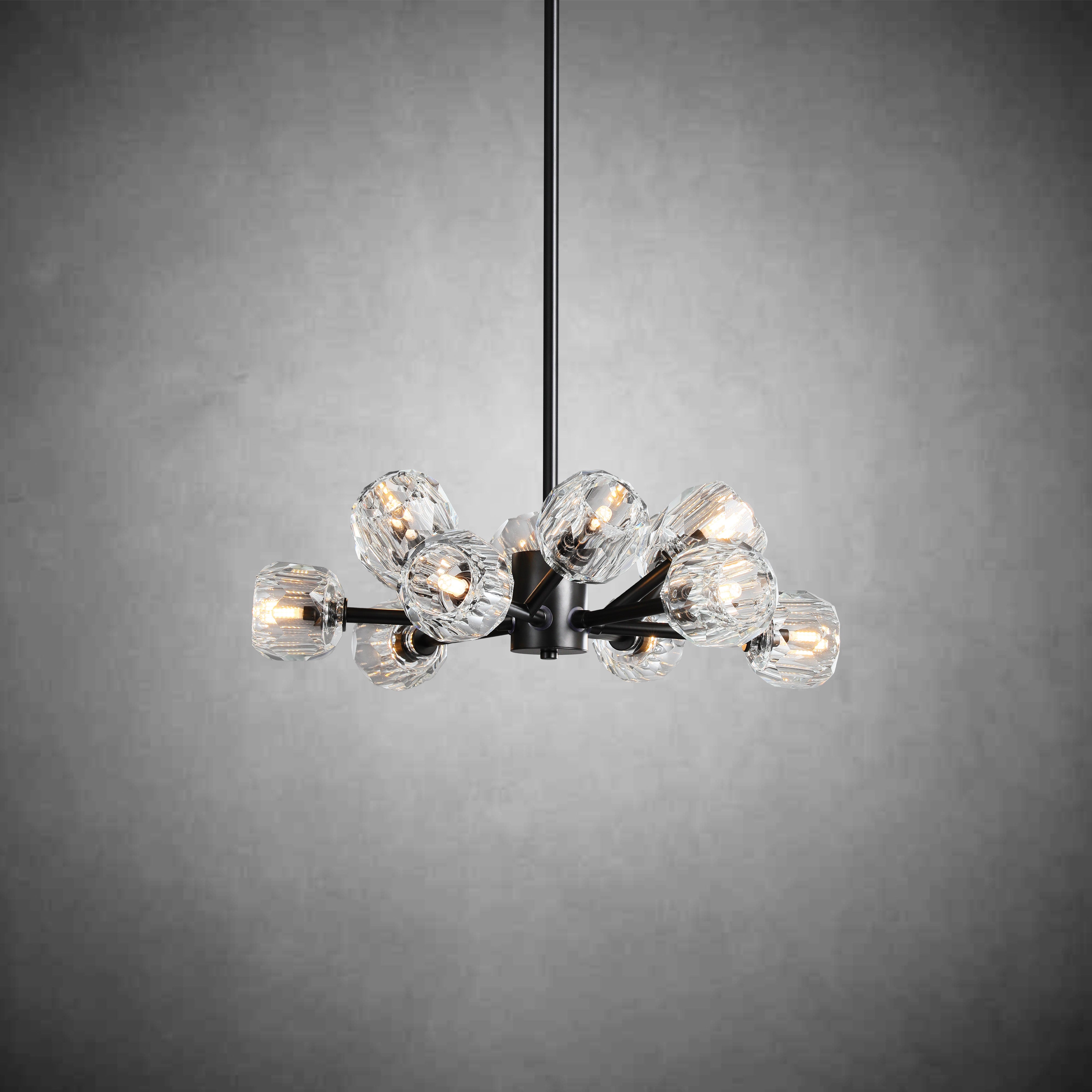Boulo De Cristal Glass Round Chandelier