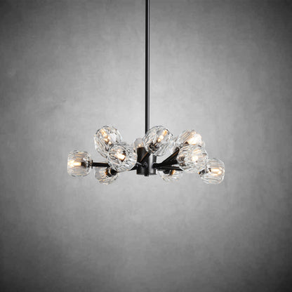 Boulo De Cristal Glass Round Chandelier